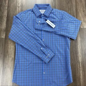 Mizzen+Main Large Trim Fit Plaid Dress Shirt